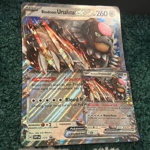 Bloodmoon Ursaluna EX Pokémon Card Set